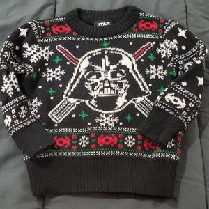 Infant 12 month Darth Vader Christmas sweater